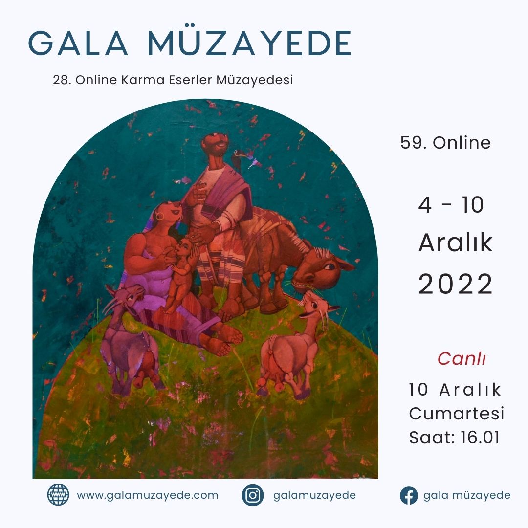 59. ONLINE 28. KARMA ESERLER MÜZAYEDESİ - Gala Müzayede