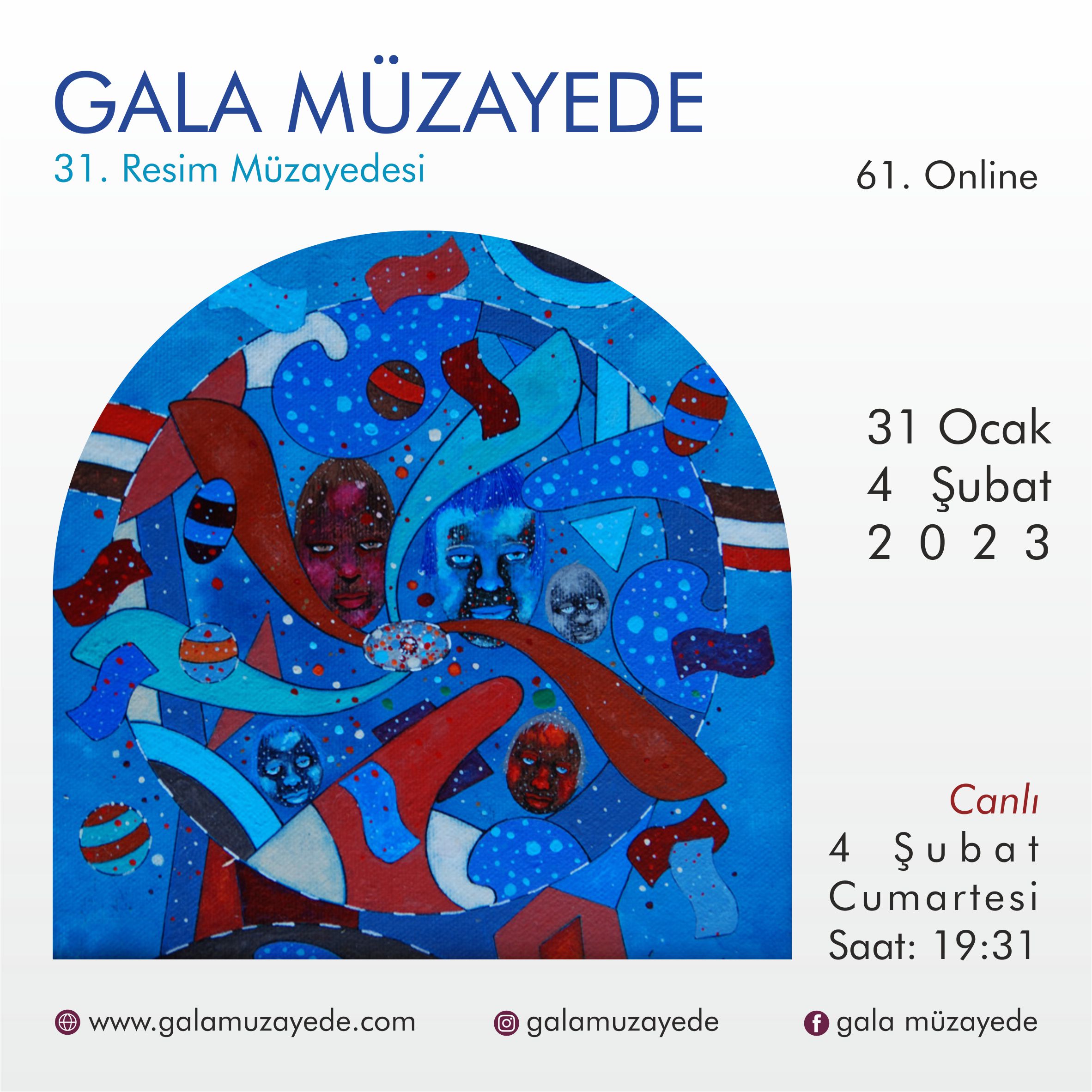 61. ONLINE 31. RESİM MÜZAYEDESİ - Gala Müzayede